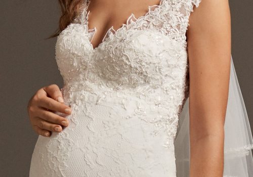 vestido novia embarazada